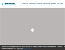 Tablet Screenshot of confrariasgalicia.org